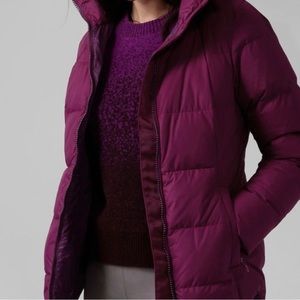 Women’s Athleta Downtown Jacket NWT, Fuchsia, Size M